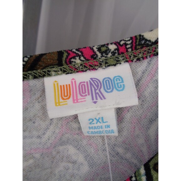 LuLaRoe Paisley Amelia Dress Size 2XL New - Picture 10 of 12